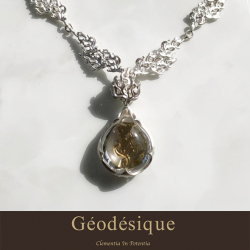 Geodesique ジィオデシック 宝珠ネックレス