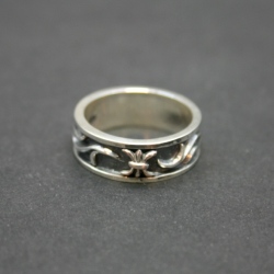 インディINDIAN JEWELRY アンジュエリー　ホピ族 リリーシルバーリング