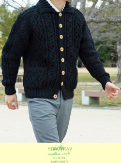 STRATHTAY by INVERALLAN ストラステイ バイ インバーアラン 3A Lumber Cardigan