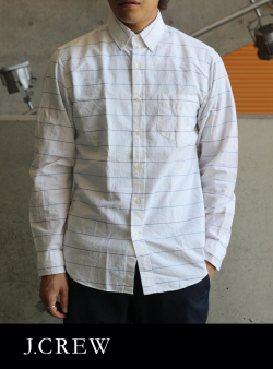 J.CREW ジェイクルー  B.Dボーダーシャツ WH/BL/PPL