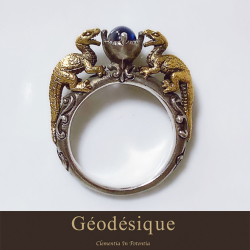 Geodesique ジィオデシック 火竜アイオライト リング