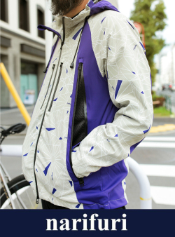 narifuri ナリフリ ダズル迷彩マウンテンパーカー (NF2055）