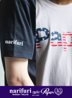 narifuri ナリフリ Souvenir T-shirt : PAPER Exclusive (NFP-01)2PAC TEE