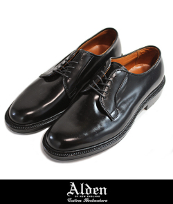 Alden 9901 オールデン プレーントゥ BLACK