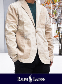 POLO RALPH LAUREN ポロ ラルフローレン Patchwork jacket