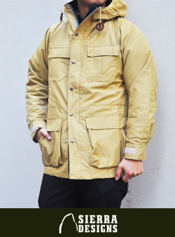 SIERRA DESIGNS シェラデザイン 60/40 MOUNTAIN PARKA V.TAN/NAVY