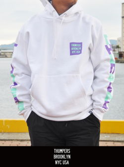 THUMPERS NYC サンパース BLOCK HOODIE