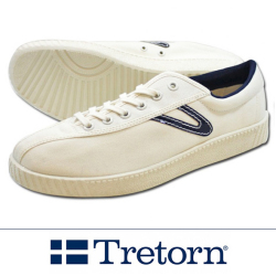 TRETORN トレトン　NYLITEナイライト キャンバス WHITE /NAVY