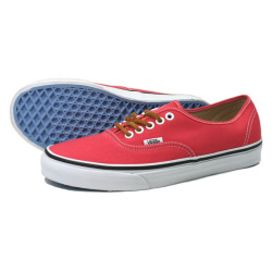 VANS バンズ AUTHENTIC BRUSHED TWILL SALMON PINK/WHT