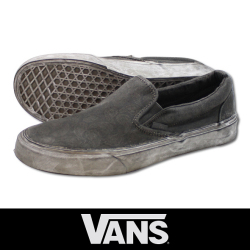VANS バンズ SLIPON+(over washed paisley) BLK