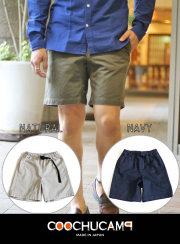 COOCHUCAMP クーチューキャンプ HAPPY SHORTS (3色)