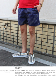 MADE BY JIMMY(メイドバイジミー)　PEGGY　Dot design shorts