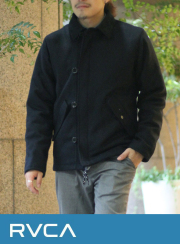 RVCA (ルカ) DECK JACKET (BLK)