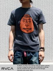 RVCA ルカ ANP Tシャツ Barry Head Badge BLK