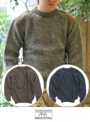 Oldderby Knitwear オールドダービーニットウェア　CREW NECK コマンドセーター
