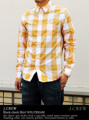 J.CREW ジェイクルー Block check Shirt ブロックチェックシャツ