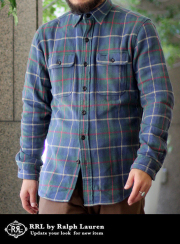 ダブルアールエルRRL スリムストレートDENIM インディゴW36 USA製