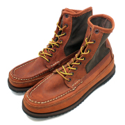 Russell Moccasin モカシンシューズ 7.5 D 赤 ノックアバウト ジャーマンレッド ウェザータフ（KNOCK A BOUT