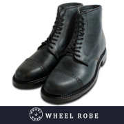 WHEEL ROBE ウィールローブ CAP TOE LACE UP NAVY