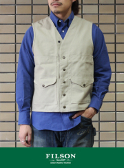 FILSON フィルソン TIN CRUISER VEST カーキ