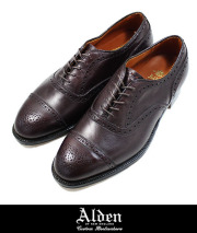 Alden/オールデンの日本未発売モデル プレーントゥ、Vチップを