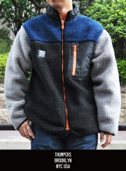 THUMPERS NYC サンパース MULTI COLOR FLEECE JACKET