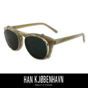 HAN KJOBENHAVN ハン コペンハーゲン TIMELESS サングラスCLIP-ON/BONE/SUN(GREEN)