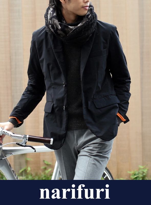 narifuri ナリフリ  PN weather cloth travel jacket（NF830）