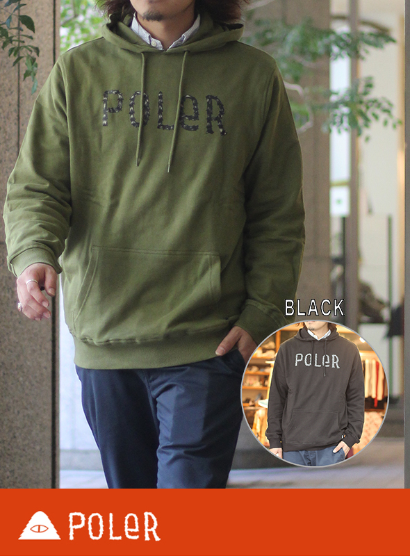 POLeR ポーラー HOODIE LOGO PARKER
