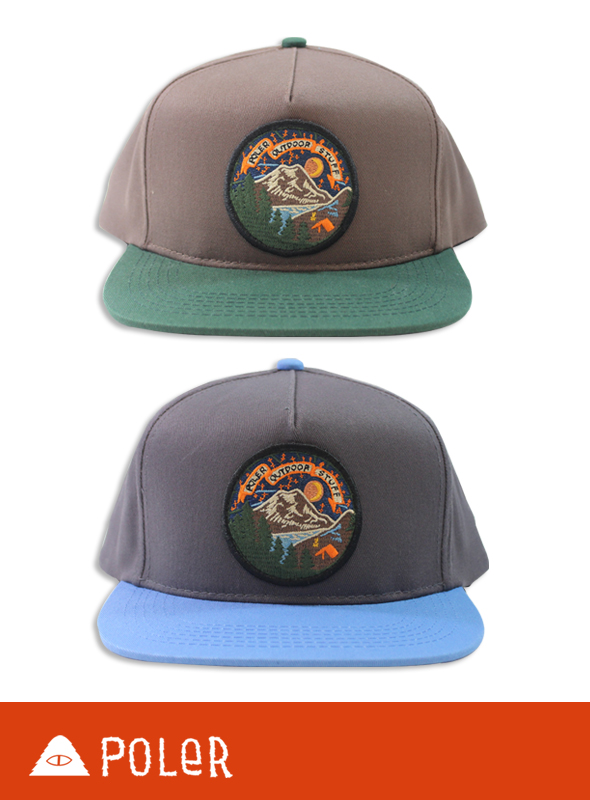 POLeR ポーラー  CAMPTIME SNAPBACK CAP