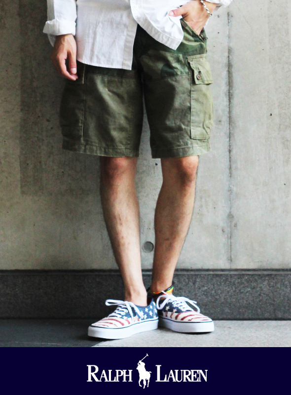 POLO RALPH LAUREN ポロ ラルフローレン 迷彩ショーツ  CAMO/OLIVE