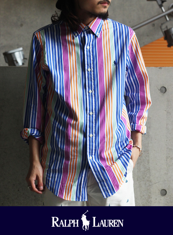 POLO RALPH LAUREN ポロ ラルフローレン マルチストライプシャツ