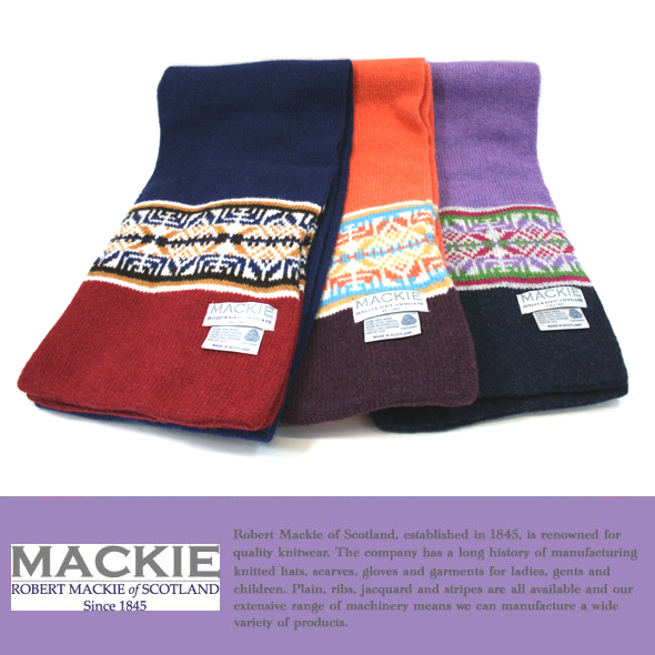 ROBERT MACKIE ロバートマッキー フェアアイルマフラー　（604）