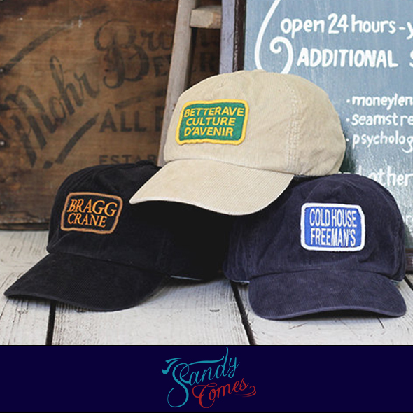 【SandyComes】サンディカムズ Washed Corduroy Cap