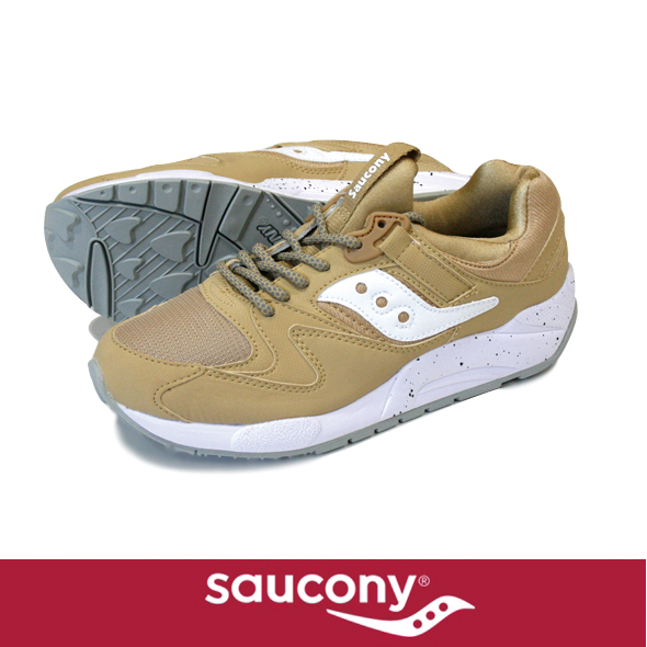 Saucony サッカニー GRID9000  Beige/White