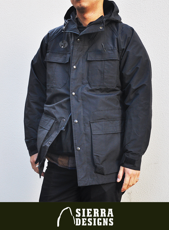 SIERRA DESIGNS シェラデザイン 60/40 MOUNTAIN PARKA BLACK/BLACK