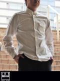 IKE BEHAR アイクベーハー OXFORD B.D シャツ WHITE