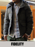 FIDELITY フィデリティー  WOOL DOWN JACKET NEP