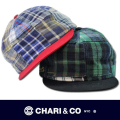 CHARI&CO チャリアンドコー  SCRIPT LOGO SHORT BRIM PATCH WORK CAP【全2色】