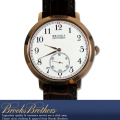 BrooksBrothers レザーベルトクロノグラフウォッチ 腕時計BROWN