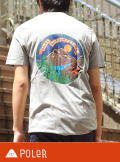 POLeR ポーラー CAMPTIME PRINT T-SHIRT (Heather Gray)