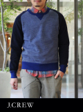 J.CREW カゼット クルーネックスウェット NAVY