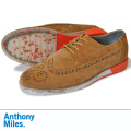 Anthony Miles アンソニーマイルズ　CLIPSTONE SUEDE RICH TAN