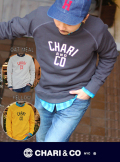 CHARI&CO チャリアンドコー"College LOGO″ CREW SWEAT