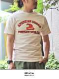 Ｍixta ミクスタ INDIAN  PRINT S/S TEE NATURAL