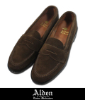 Alden オールデン #6245F UNLINED PENNY LOAFER SUEDE D.BRW