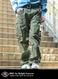 RRL ダブルアールエル SLIM CARGO PANTS KHAKI