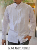 INDIVIDUALIZED SHIRTS インディヴィジュアライズドシャツ SEERSUCKER SHIRTS WHITE