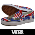 VANS バンズ  Classic Slipon Free Bird Black/White