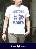 POLO RALPH LAUREN ポロ ラルフローレン ARIZONA RODEO プリント TEE NAT【SALE50%off】